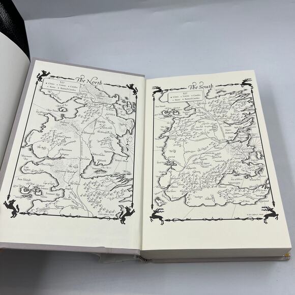 George Martin A Dance With Dragons Hardcover Book HBO Game Of Thrones - Picture 10 of 12